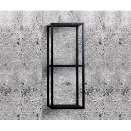 Модуль подвесной открытый Cezares Cadro 30 см CADRO-30/30/80-2C-SO-MET-ST, черный фото 