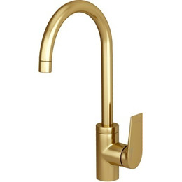 Смеситель для кухни WasserKraft Aisch 5507, золото фото 