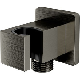 Шланговое подсоединение с держателем WasserKraft Wiese A186, оружейная сталь фото 