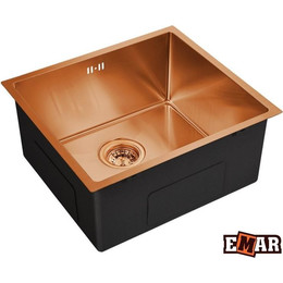 Кухонная мойка Emar EMB-114 1,2 мм, медь, Цвет производителя: медь фото 