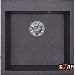 Кухонная мойка Emar EMQ-1510.Q, морион, Цвет производителя: морион фото 