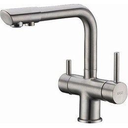 Смеситель для кухни WasserKraft A8027, матовый хром фото 