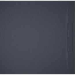 Акриловый поддон Riho Isola DR10 80х80 см DR100800000000S, антрацит фото 