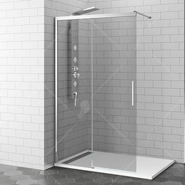 Душевая перегородка RGW WA-13 120х195 см 34101312-11 с кронштейном в комплекте, хром/прозрачное фото 