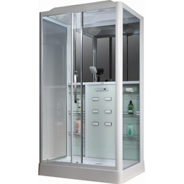 Гидробокс Loranto Selak CS 129 L 150х90х215, белый/прозрачное фото 