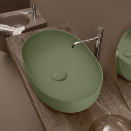 Раковина-чаша Kerasan Nolita 60 см 534311*0, verde фото 