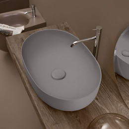 Раковина-чаша Kerasan Nolita 60 см 534389*0, ferro matt фото 