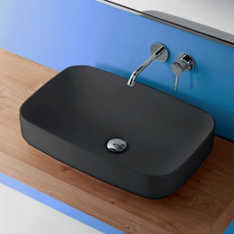 Раковина-чаша Kerasan Tribeca 60 см 514131*0, черный матовый фото 