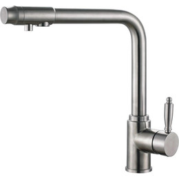 Смеситель для кухни Haiba HB70301, цвет нержавеющая сталь фото 