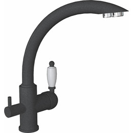 Смеситель для кухни Florentina Шале FL 333.25H.2113.102, чёрный, Цвет производителя: чёрный фото 