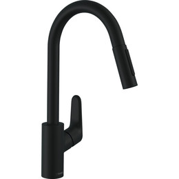 Смеситель для кухни Hansgrohe Focus 240 31815670, черный фото 