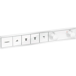 Смеситель для душа с термостатом Hansgrohe RainSelect 15382700, белый фото 