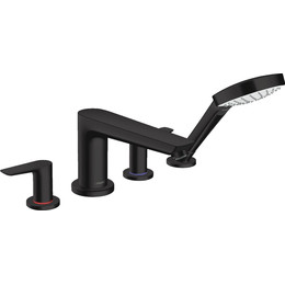 Смеситель для ванны Hansgrohe Talis E 71748670, черный фото 