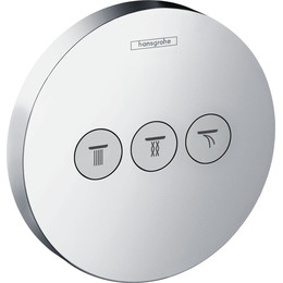 Переключатель потоков на три потребителя Hansgrohe ShowerSelect 15745000 фото 