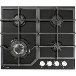 Газовая варочная поверхность Lex GVG 640-1 BL CHAO000176 фото 