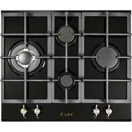Газовая варочная поверхность Lex GVG 643C BL CHAO000201 фото 