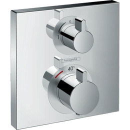 Смеситель для душа с термостатом Hansgrohe Ecostat Square 15712000 фото 