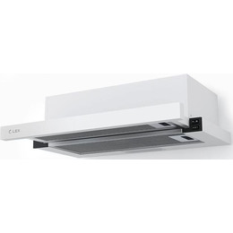 Вытяжка Lex Hubble G 600 White CHAT000035 (белое стекло) фото 