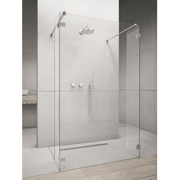Душевая перегородка Radaway Euphoria Walk-in I 130х200 см (стекло 8 мм), хром/прозрачное фото 
