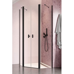 Душевое ограждение Radaway Nes Black PTD 80х100 см, черный/прозрачное фото 