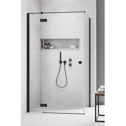 Душевое ограждение Radaway Essenza New Black KDJ 120х90 см L, черный/прозрачное фото 