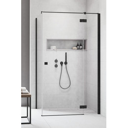 Душевое ограждение Radaway Essenza New Black KDJ 120х100 см R, черный/прозрачное фото 