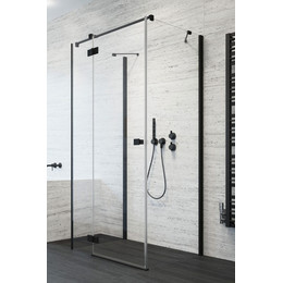 Душевое ограждение Radaway Essenza New Black KDJ+S 100х100 см L, черный/прозрачное фото 