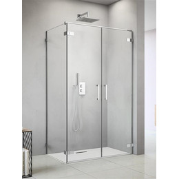 Душевое ограждение Radaway Arta DWD+S 80х80 см R (стекло 8 мм), хром/прозрачное фото 
