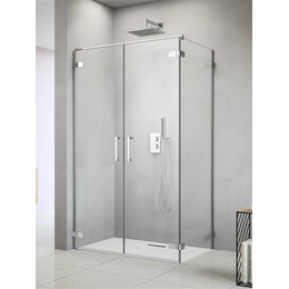 Душевое ограждение Radaway Arta DWD+S 100х75 см L (стекло 8 мм), хром/прозрачное фото 