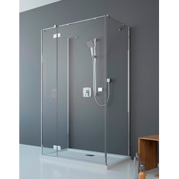 Душевое ограждение Radaway Essenza New KDJ+S 100х80 см L, хром/прозрачное фото 