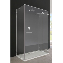 Душевое ограждение Radaway Euphoria KDJ+S 120х90 см R (стекло 8 мм), хром/прозрачное фото 