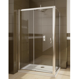 Душевое ограждение Radaway Premium Plus DWJ+S 120х100 см, хром/прозрачное фото 