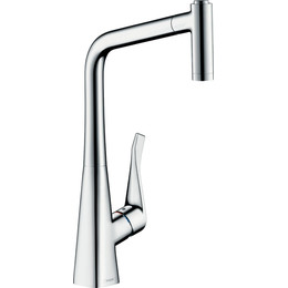 Смеситель для кухни Hansgrohe Metris Select M71 320 2jet 14820000 фото 