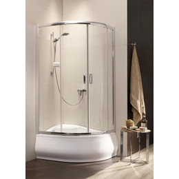 Душевое ограждение Radaway Premium Plus E 100х80х170 см 30481-01-02N, хром/матовое фото 