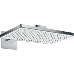 Верхний душ Hansgrohe Rainmaker Select 460 2jet 24005400, латунь/стекло, белый/хром фото 