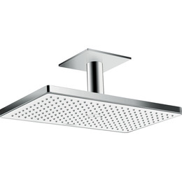 Верхний душ Hansgrohe Rainmaker Select 460 1jet 24002400, латунь/стекло, белый/хром фото 