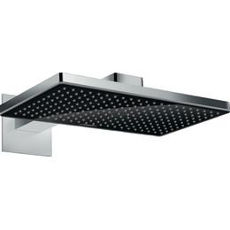 Верхний душ Hansgrohe Rainmaker Select 460 1jet 24003600, латунь/стекло, черный/хром фото 