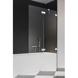 Шторка для ванны Radaway Essenza Pro White PND II 110 см 10102110-04-01R, белый/прозрачное фото 
