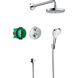 Душевая система для душа с термостатом Hansgrohe Croma Select S/Ecostat 27295000 фото 
