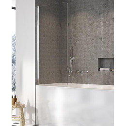 Шторка для ванны Radaway Nes PNJ I 90 см 10011090-01-01L, хром/прозрачное фото 