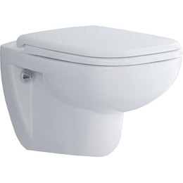 Унитаз подвесной Duravit D-Code Rimless 45700900A1 с крышкой микролифт фото 