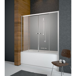 Шторка для ванны Radaway Vesta DWD 140 см 203140-01, хром/прозрачное фото 