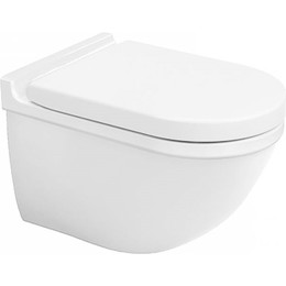 Унитаз подвесной Duravit Starck 3 Rimless 45270900A1 с крышкой микролифт фото 
