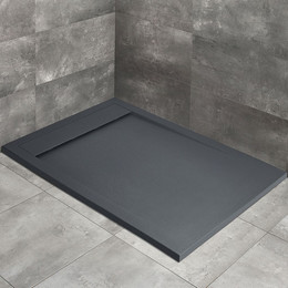 Поддон мраморный Radaway Teos F anthracite 160х80 см HTF16080-64, антрацит фото 