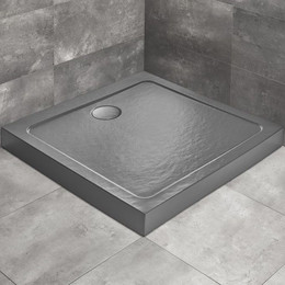 Поддон акриловый Radaway Doros C Compact Stone Anthracite 90х90 см SDRC9090-05-64S, антрацит фото 