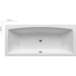 Ванна Ravak Formy 02 Slim 180х80 см C891300000 фото 