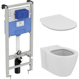Инсталляция Ideal Standard ProSys с подвесным безободковым унитазом Connect AquaBlade E211601 фото 