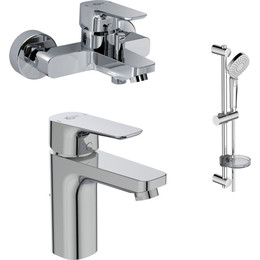 Набор смесителей 3 в 1 для ванны с коротким изливом Ideal Standard Ceraplan III BD005AA фото 