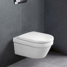 Унитаз подвесной Villeroy&Boch Architectura Rimless 4694HR01 с крышкой микролифт фото 