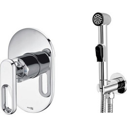 Набор для гигиенического душа WasserKraft Kammel A111856 (шланг 100 см) фото 